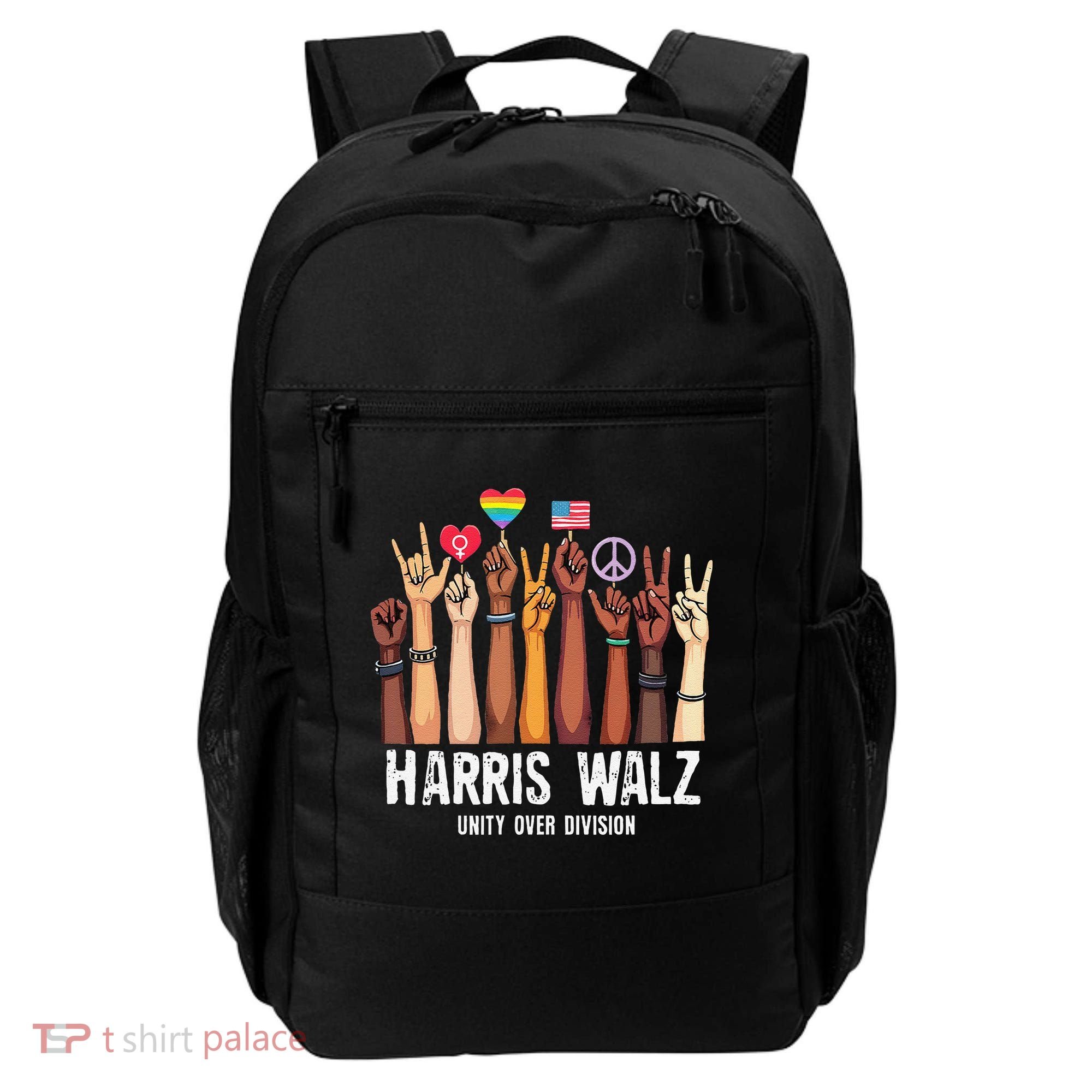Kamala Harris Election Day Harris Walz Unity Over Division Backpack