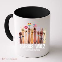 Kamala Harris Election Day Harris Walz Unity Over Division Coffee Mug thumb 0