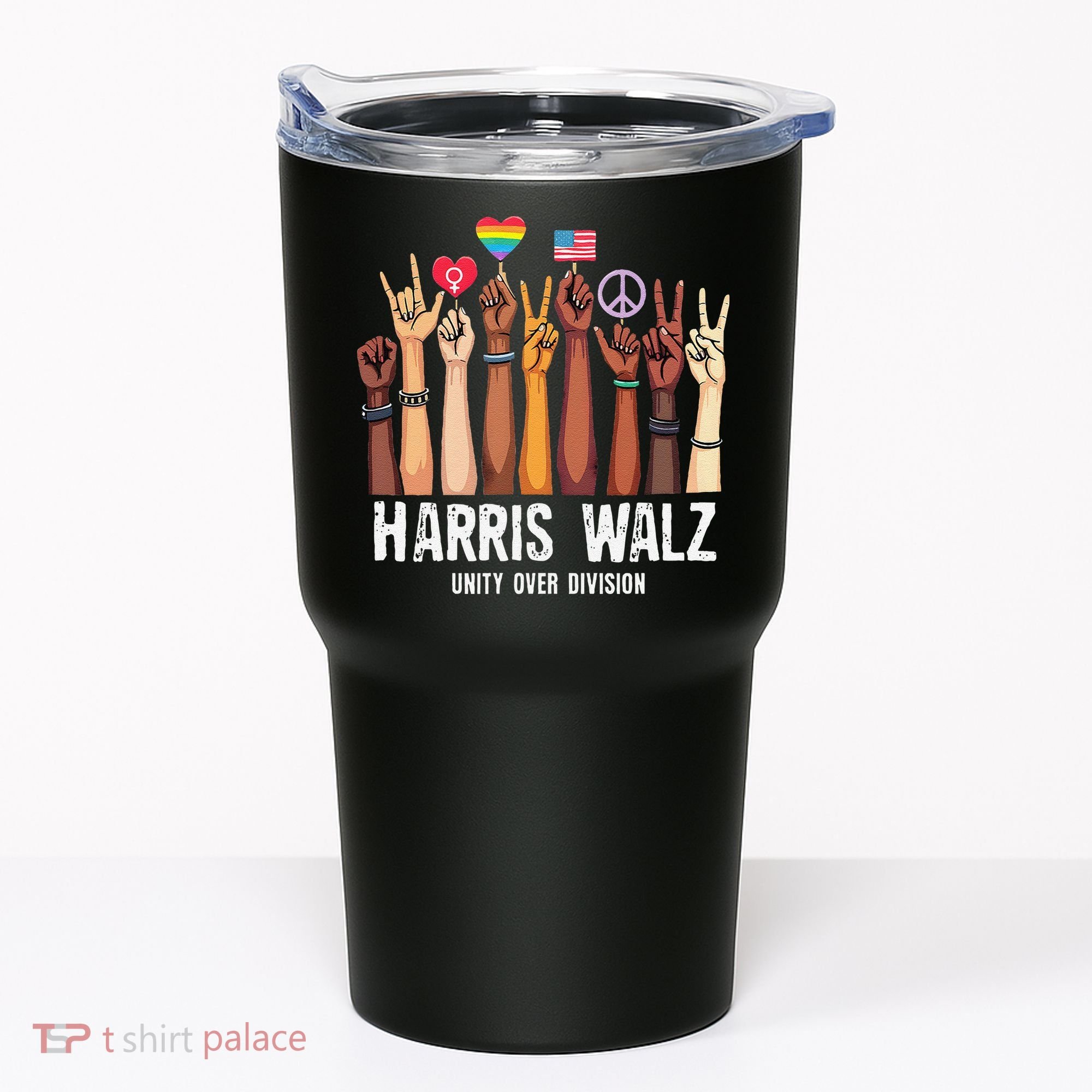Kamala Harris Election Day Harris Walz Unity Over Division Tumbler