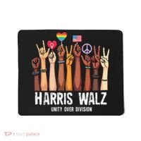 Kamala Harris Election Day Harris Walz Unity Over Division Mousepad thumb 0