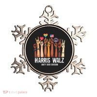 Kamala Harris Election Day Harris Walz Unity Over Division Ornament thumb 0