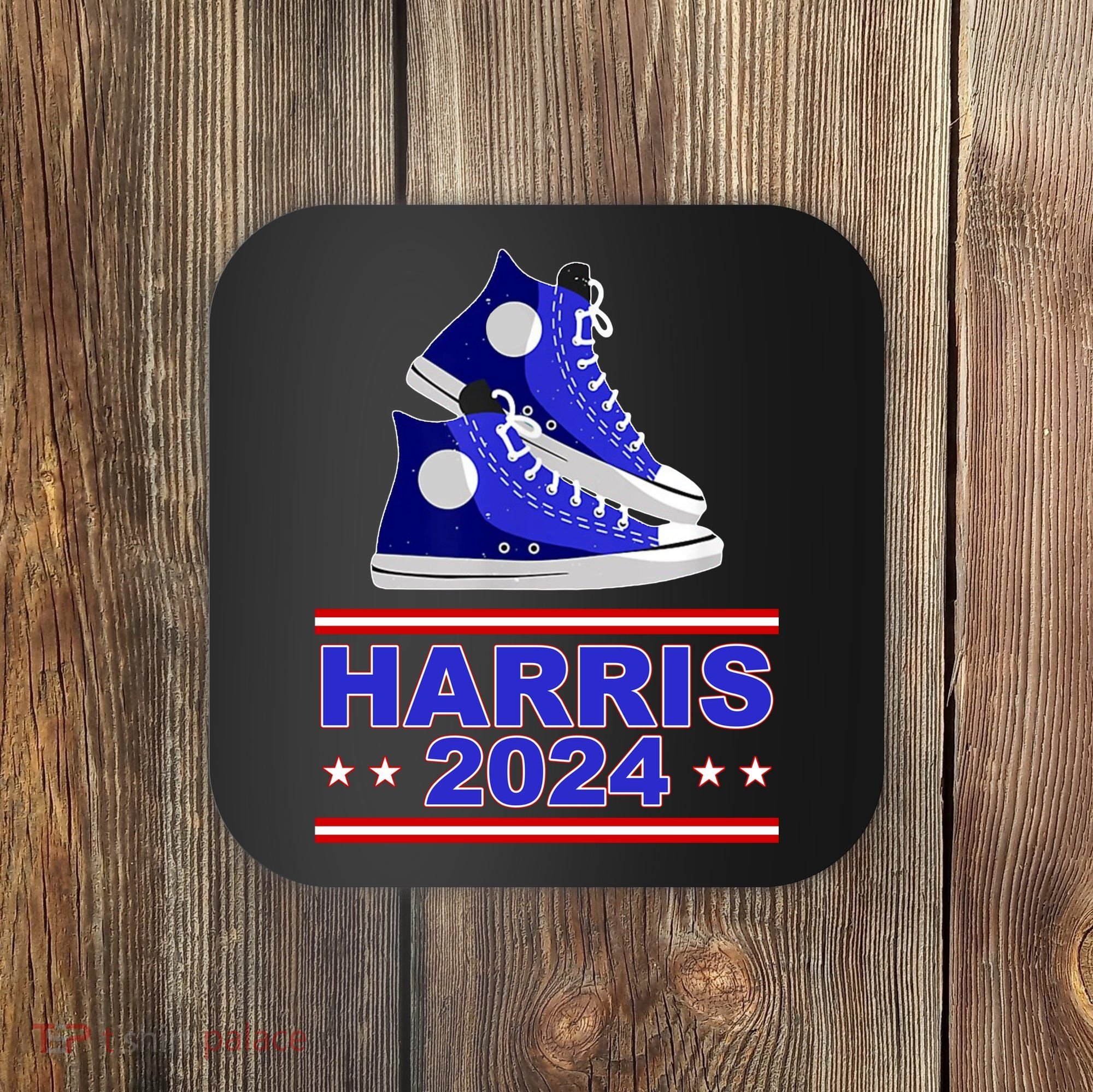 Kamala Harris Election Sneakers 2024 Coaster