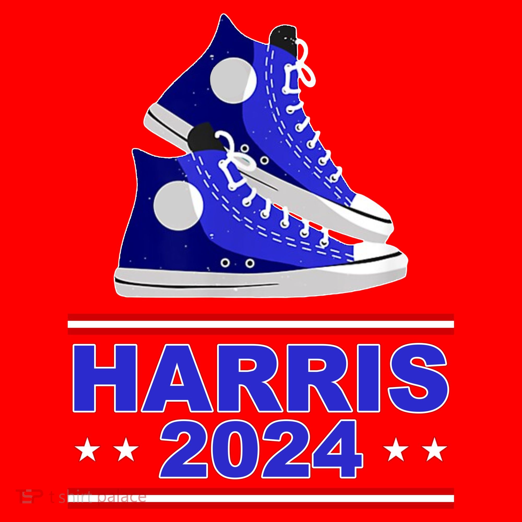 Kamala Harris Election Sneakers 2024 Santa Hat