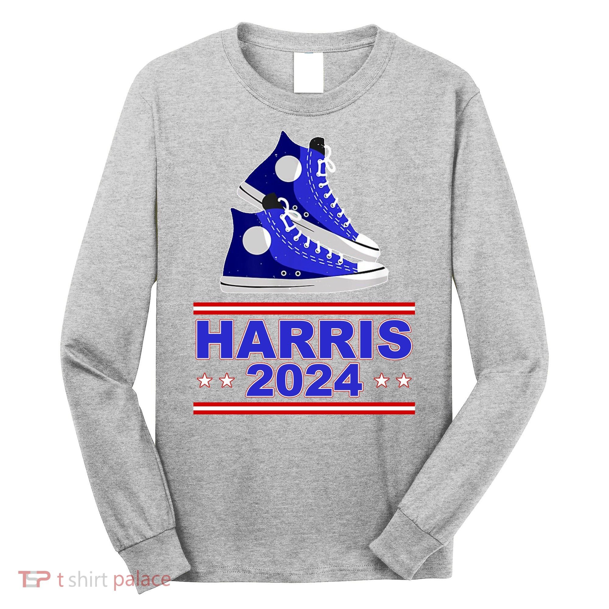 Kamala Harris Election Sneakers 2024 Long Sleeve Shirt