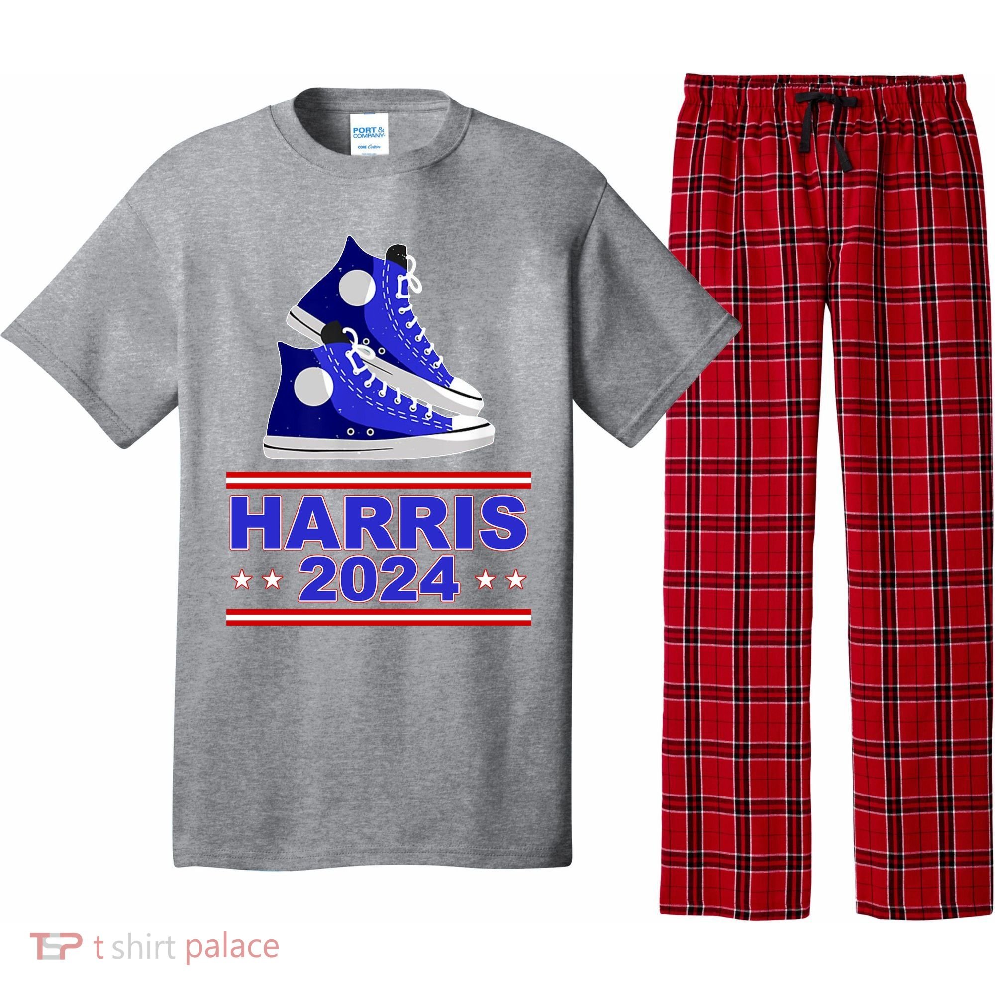 Kamala Harris Election Sneakers 2024 Pajama Set