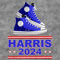 Kamala Harris Election Sneakers 2024 Women's Hoodie thumb 2