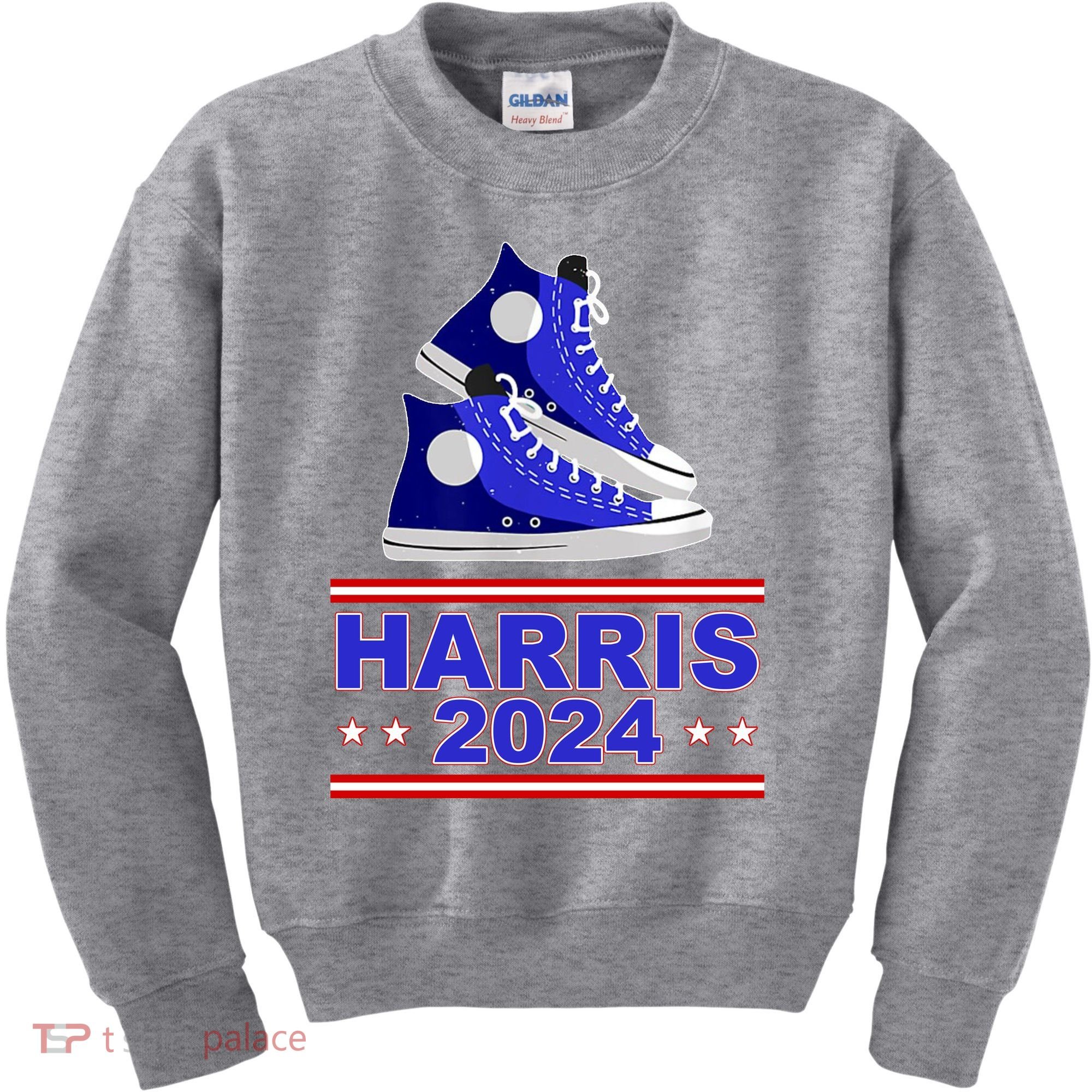 Kamala Harris Election Sneakers 2024 Kids Sweatshirt