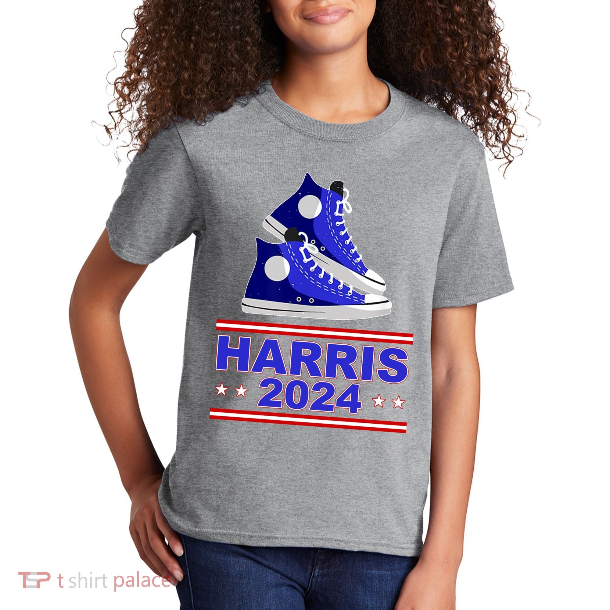 Kamala Harris Election Sneakers 2024 Kids T-Shirt