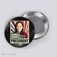 Kamala Harris For President 2024 Democrats Button thumb 0