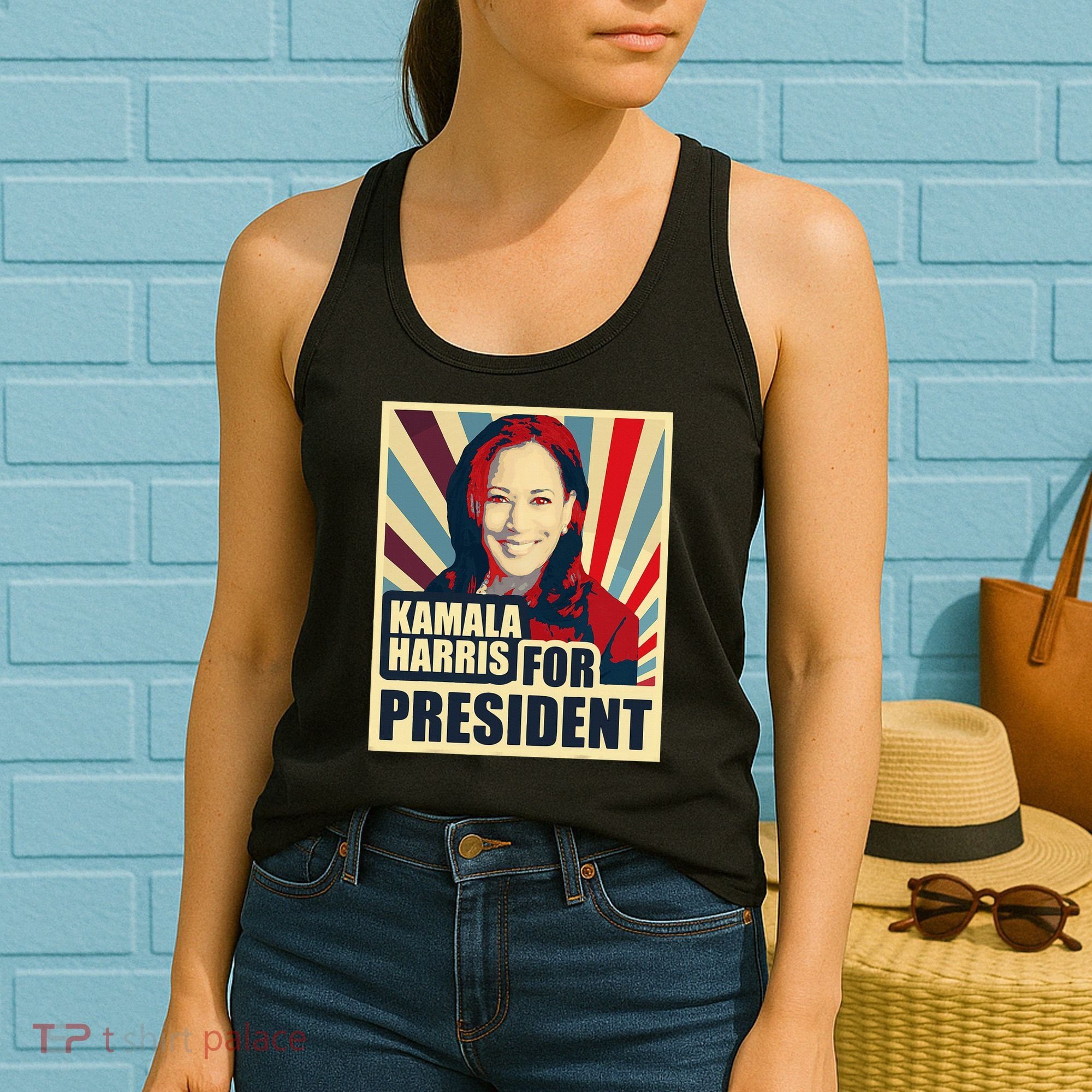 Kamala Harris For President 2024 Democrats Women's Tank Top