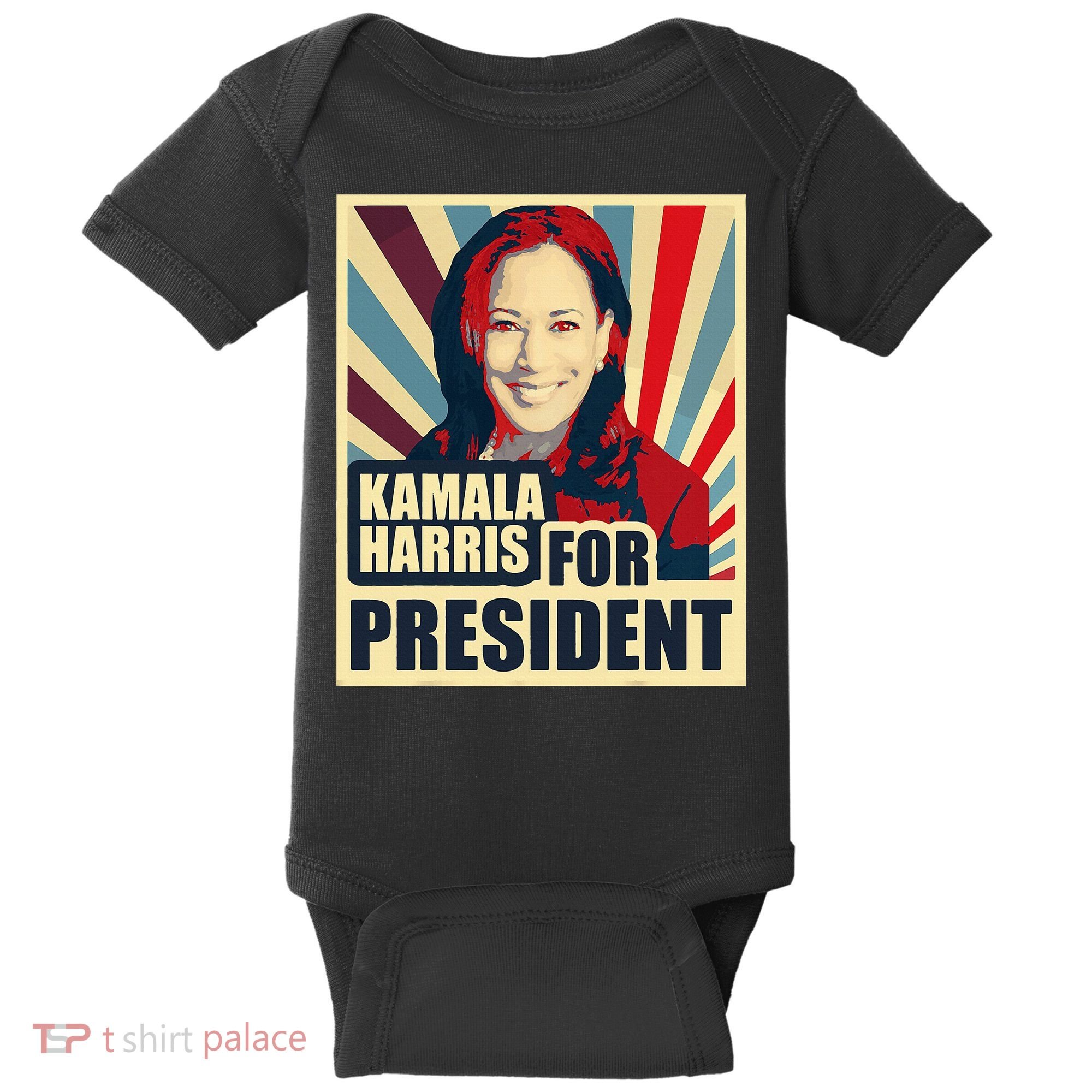 Kamala Harris For President 2024 Democrats Baby Bodysuit