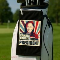 Kamala Harris For President 2024 Democrats Golf Towel thumb 2