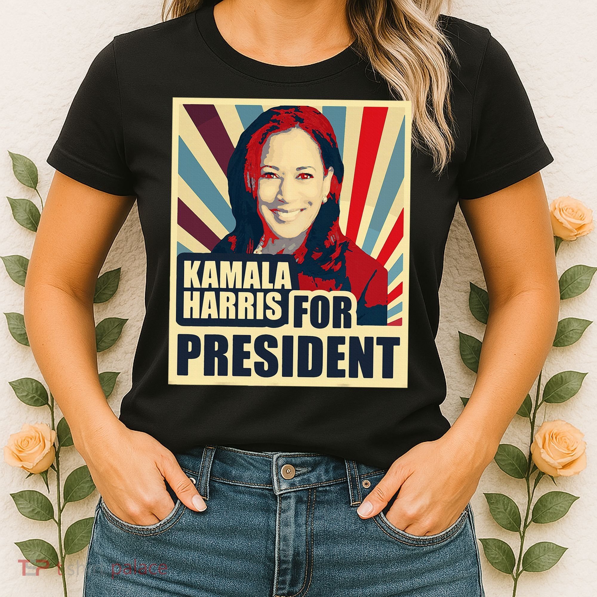 Kamala Harris For President 2024 Democrats Women's T-Shirt