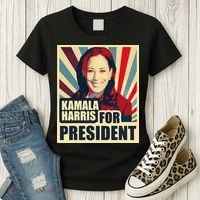 Kamala Harris For President 2024 Democrats Women's T-Shirt thumb 3