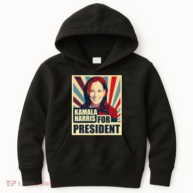 Kamala Harris For President 2024 Democrats Kids Hoodie