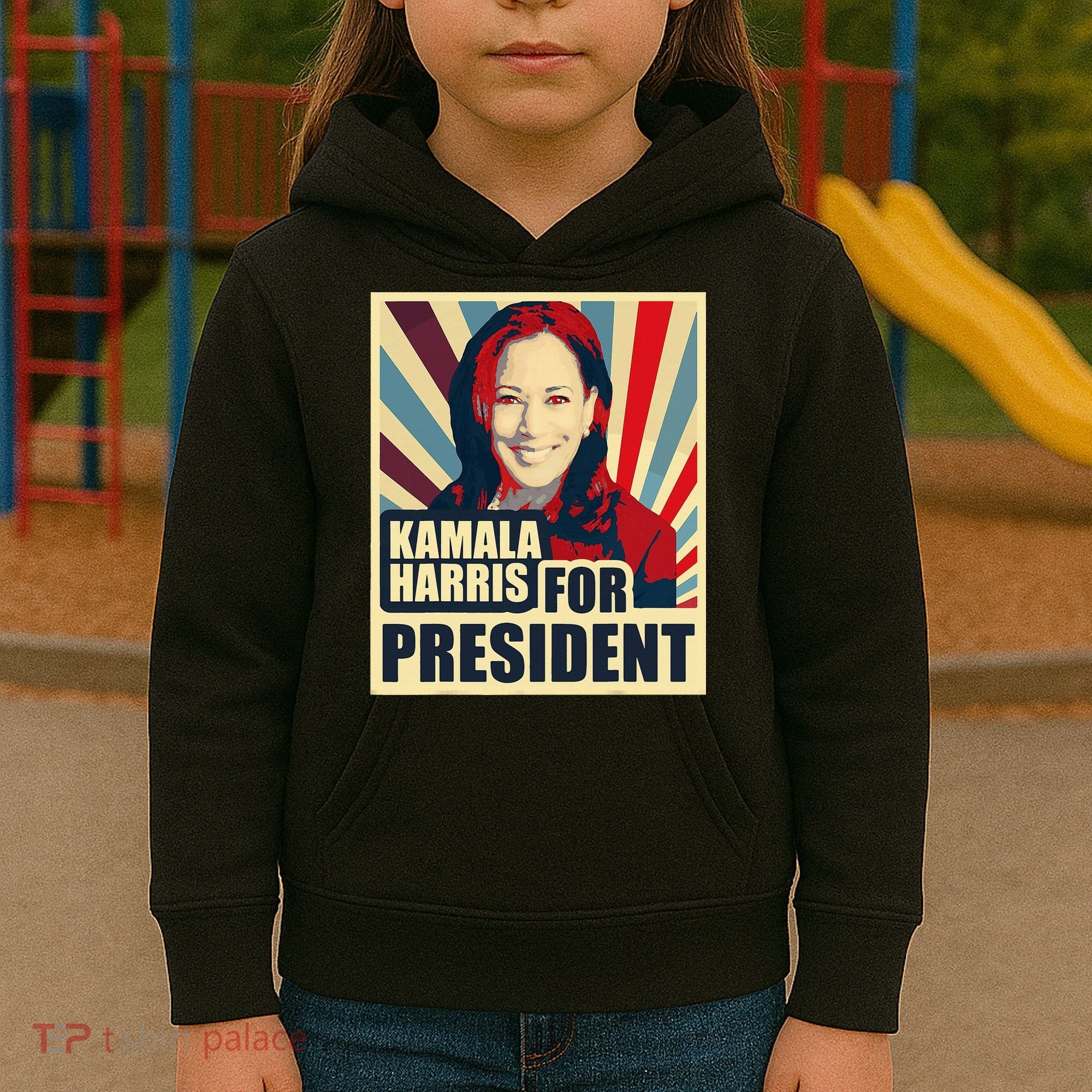 Kamala Harris For President 2024 Democrats Kids Hoodie