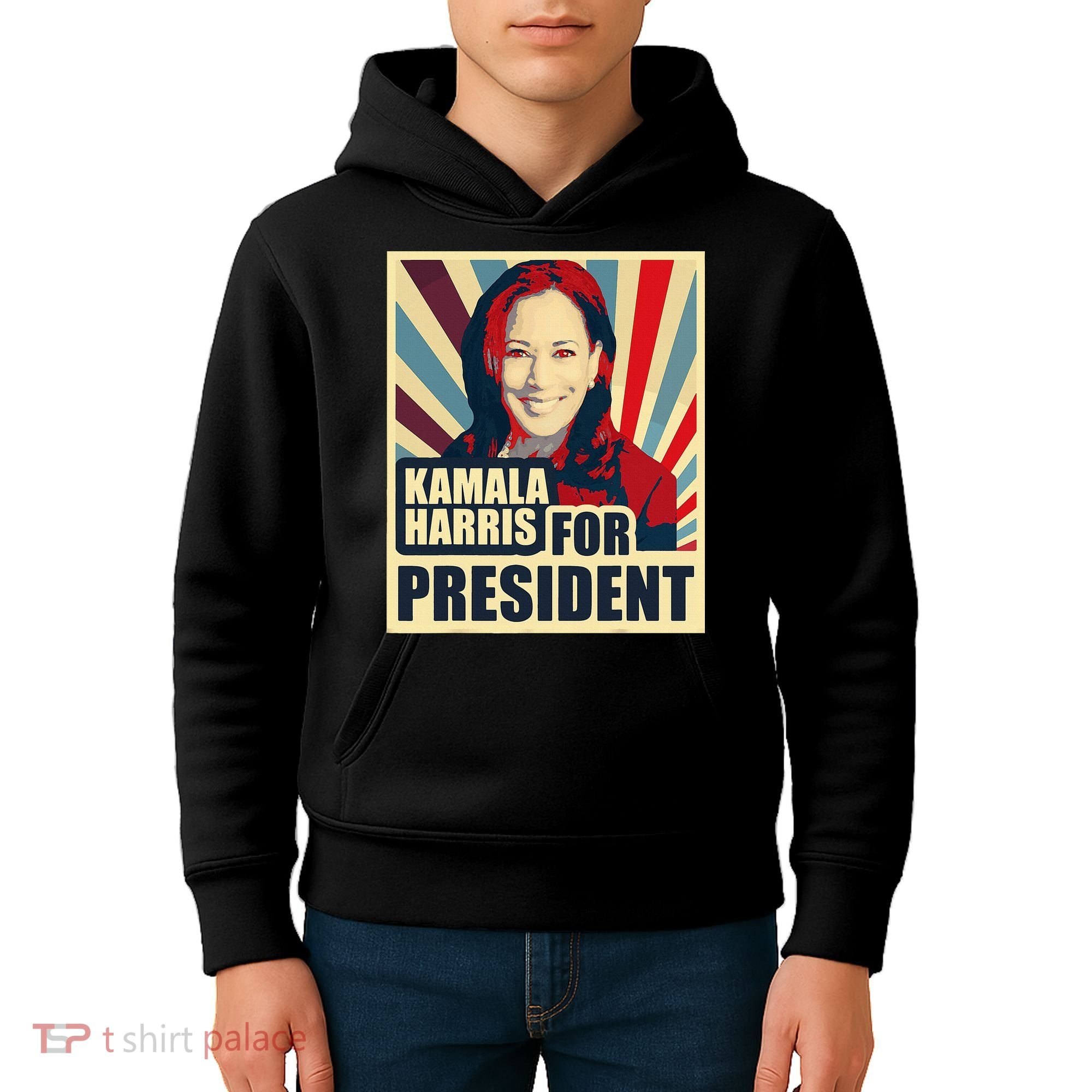 Kamala Harris For President 2024 Democrats Kids Hoodie