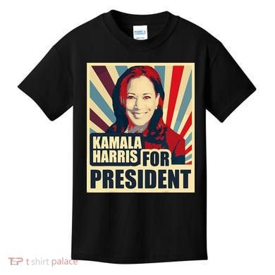 Kamala Harris For President 2024 Democrats Kids T-Shirt