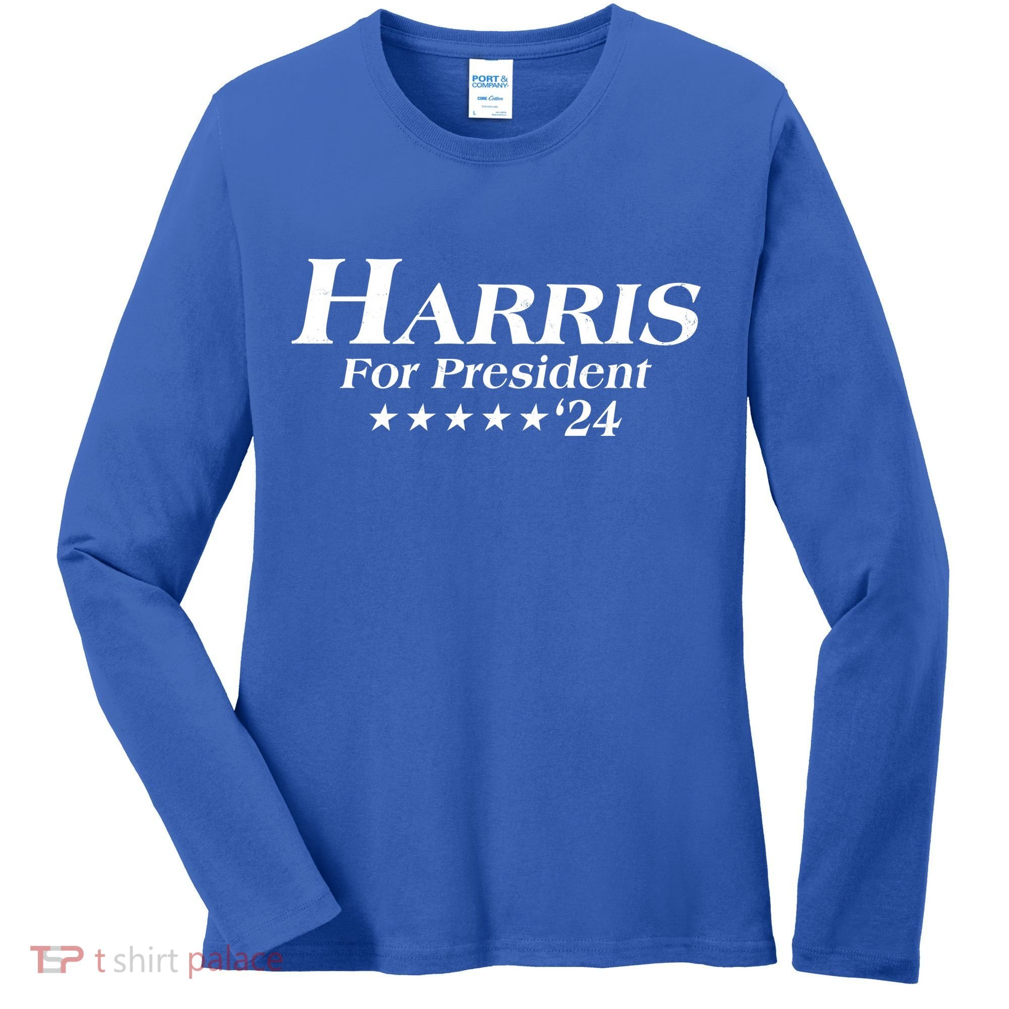 Kamala Harris For President 2024 Women's Long Sleeve Shirt