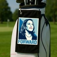 Kamala Harris Forward Election Golf Towel thumb 2