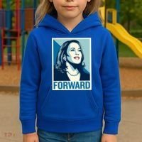 Kamala Harris Forward Election Kids Hoodie thumb 3