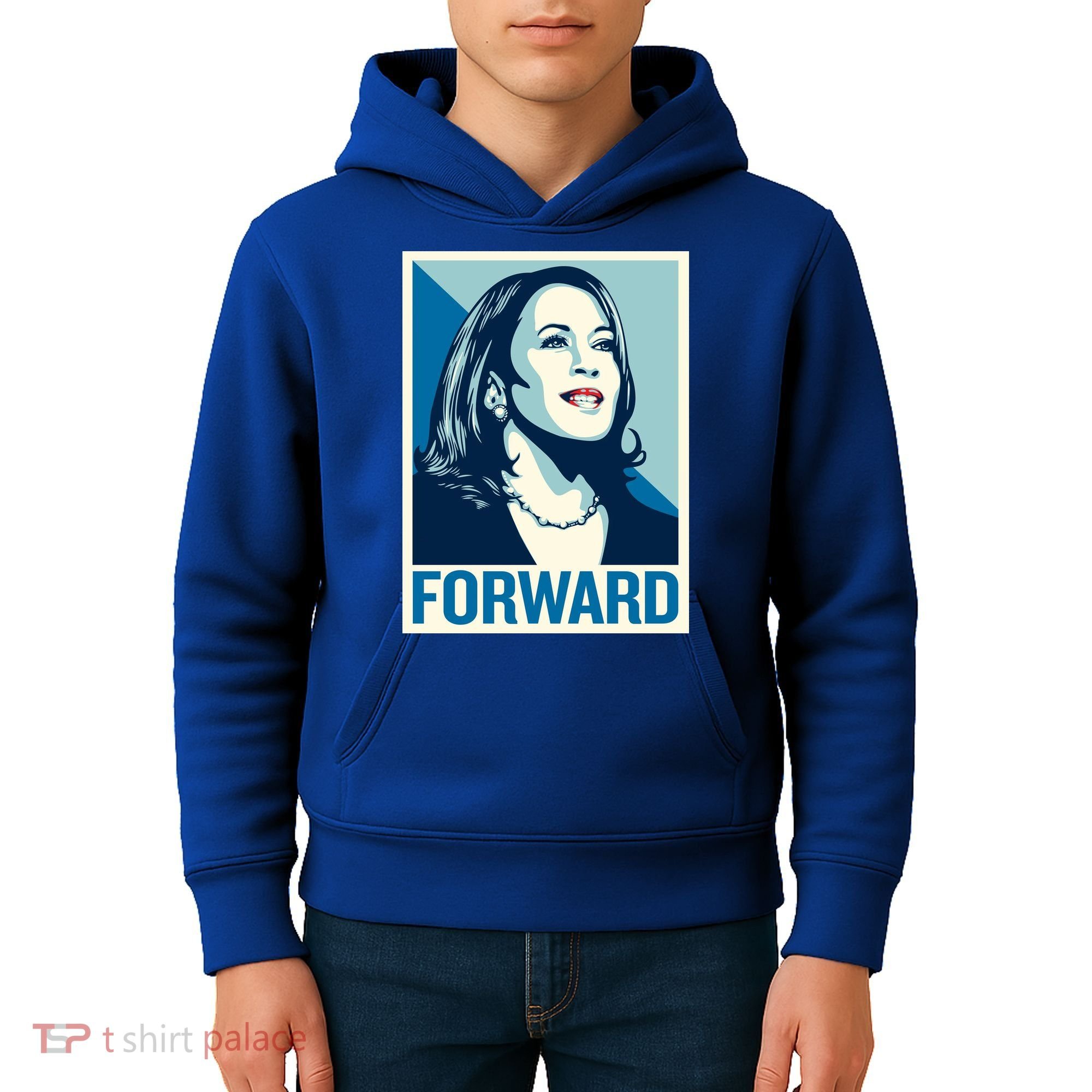 Kamala Harris Forward Election Kids Hoodie