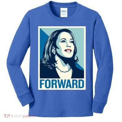Kamala Harris Forward Election Kids Long Sleeve Shirt