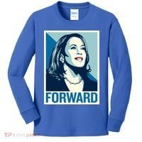 Kamala Harris Forward Election Kids Long Sleeve Shirt thumb 0