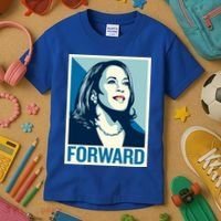 Kamala Harris Forward Election Kids T-Shirt thumb 3