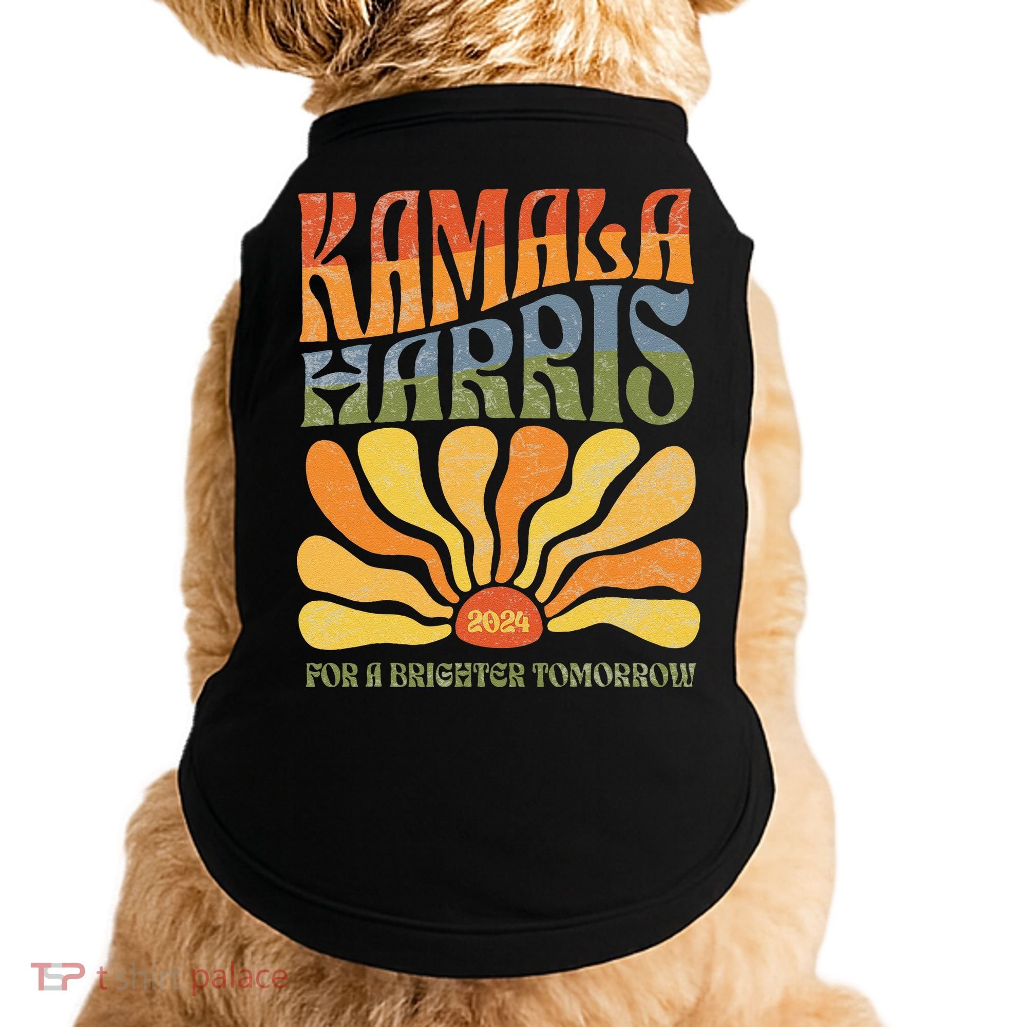 Kamala Harris For A Brighter Tomorrow 2024 Boho Aesthetic Gift Doggie Tank