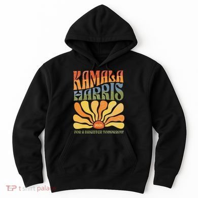 Kamala Harris For A Brighter Tomorrow 2024 Boho Aesthetic Gift Hoodie