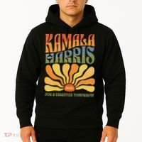 Kamala Harris For A Brighter Tomorrow 2024 Boho Aesthetic Gift Hoodie thumb 2