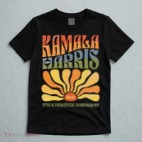 Kamala Harris For A Brighter Tomorrow 2024 Boho Aesthetic Gift T-Shirt thumb 5