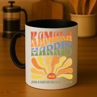 Kamala Harris For A Brighter Tomorrow 2024 Boho Aesthetic Gift Coffee Mug thumb 4