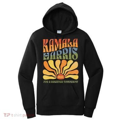 Kamala Harris For A Brighter Tomorrow 2024 Boho Aesthetic Gift Women's Hoodie
