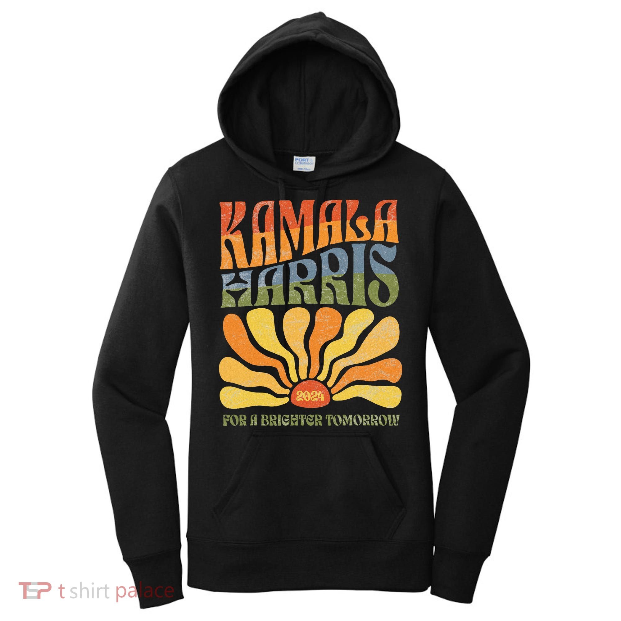 Kamala Harris For A Brighter Tomorrow 2024 Boho Aesthetic Gift Women's Hoodie