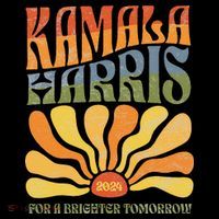 Kamala Harris For A Brighter Tomorrow 2024 Boho Aesthetic Gift Women's Hoodie thumb 2