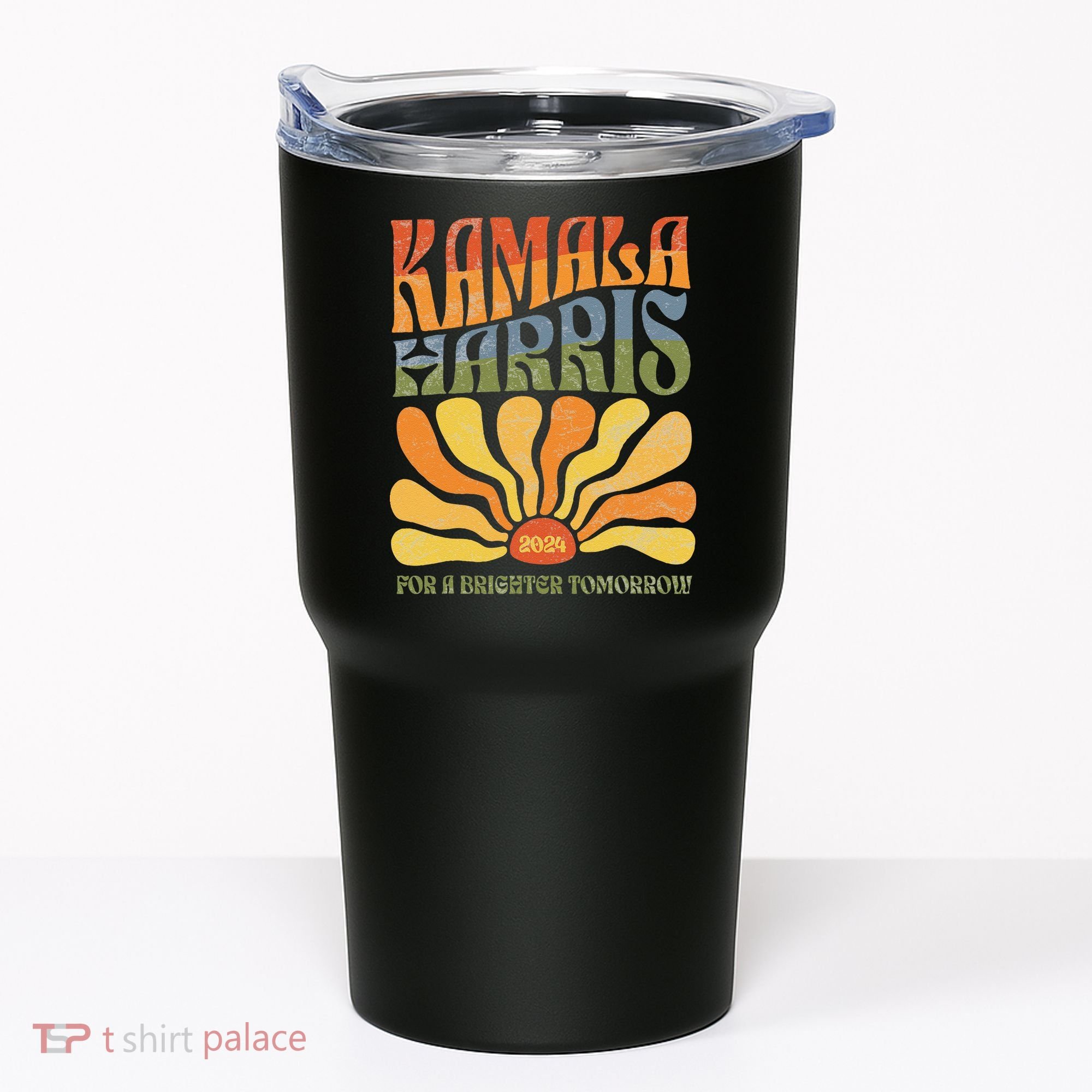 Kamala Harris For A Brighter Tomorrow 2024 Boho Aesthetic Gift Tumbler