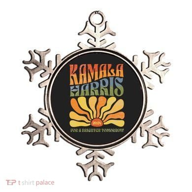 Kamala Harris For A Brighter Tomorrow 2024 Boho Aesthetic Gift Ornament