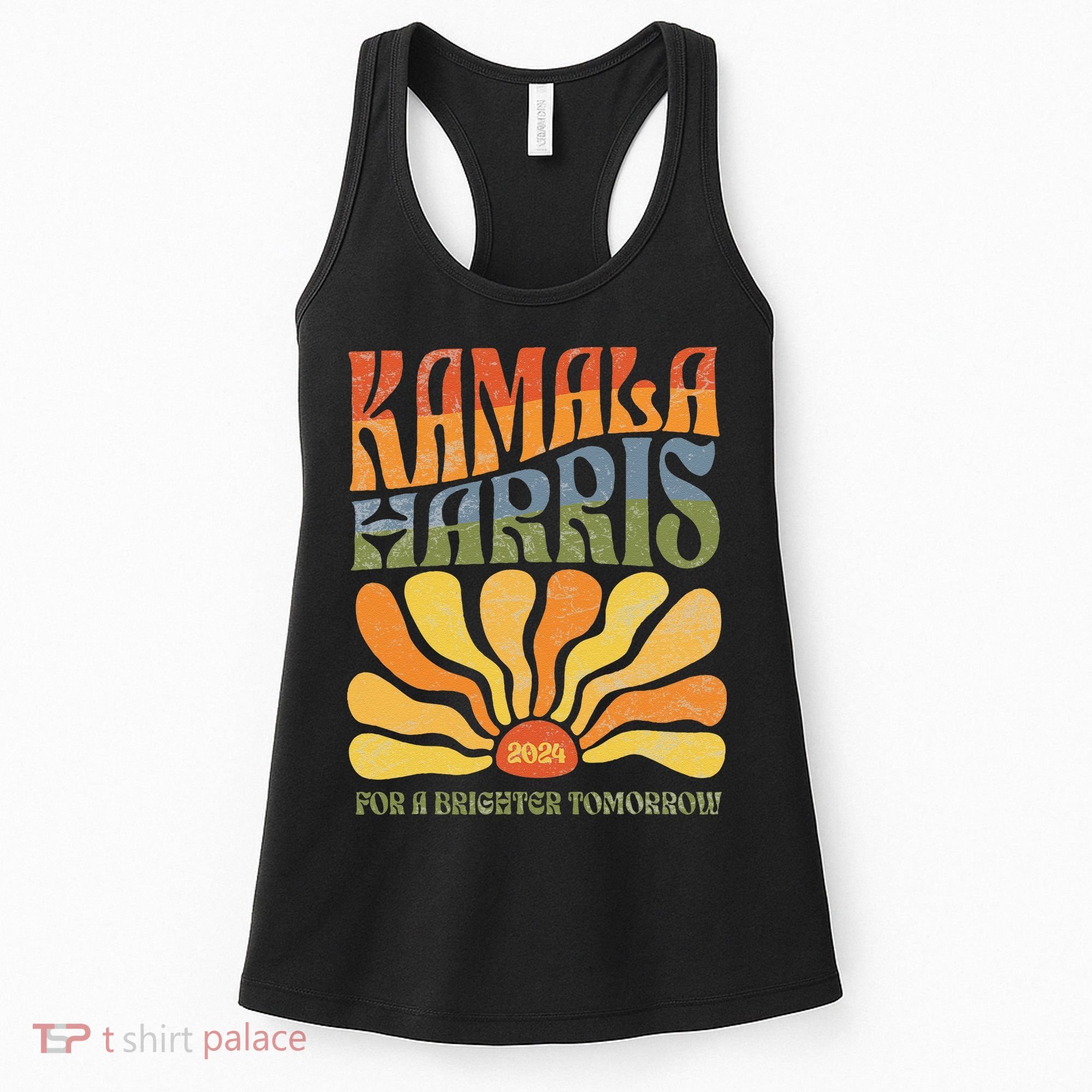 Kamala Harris For A Brighter Tomorrow 2024 Boho Aesthetic Gift Women's Tank Top