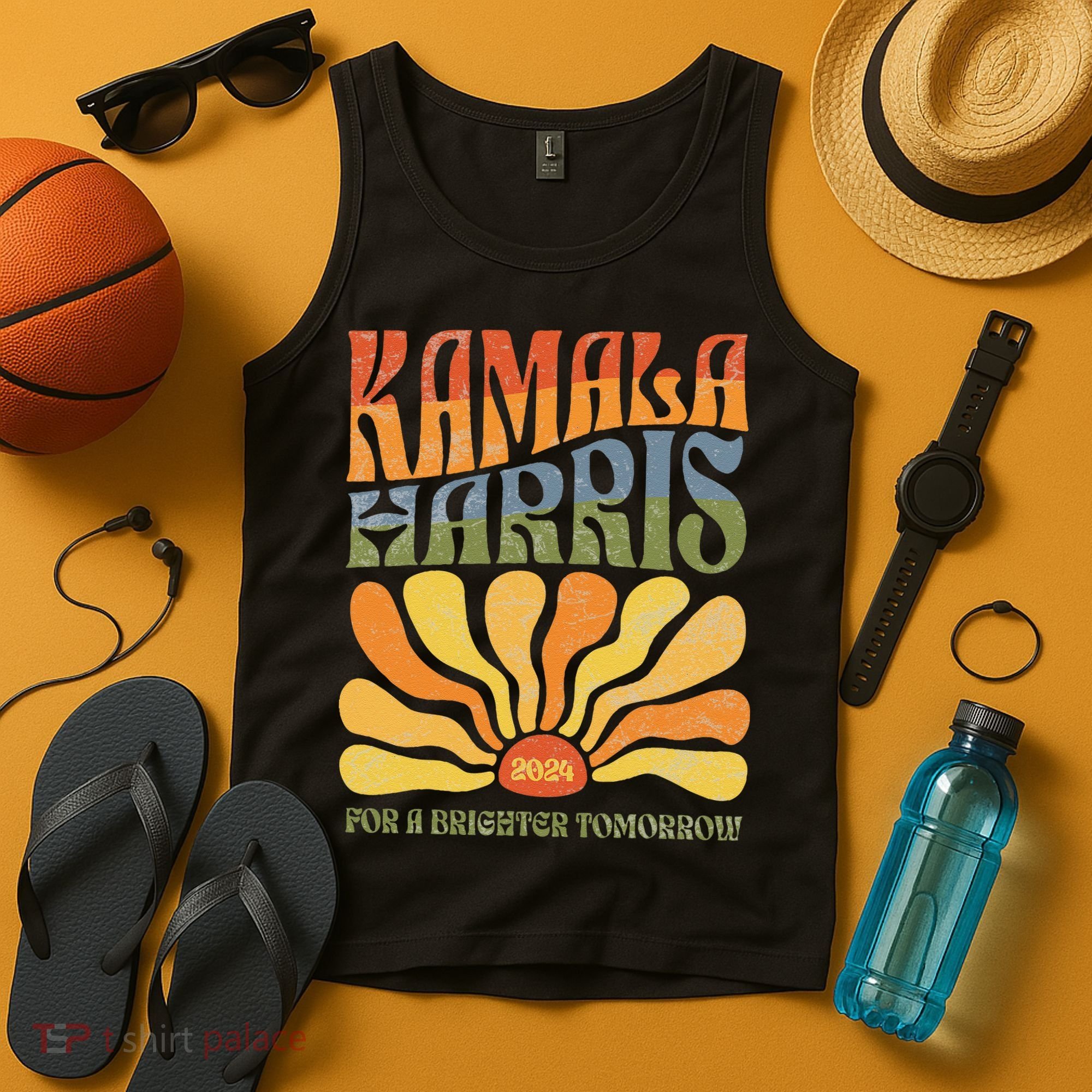 Kamala Harris For A Brighter Tomorrow 2024 Boho Aesthetic Gift Tank Top