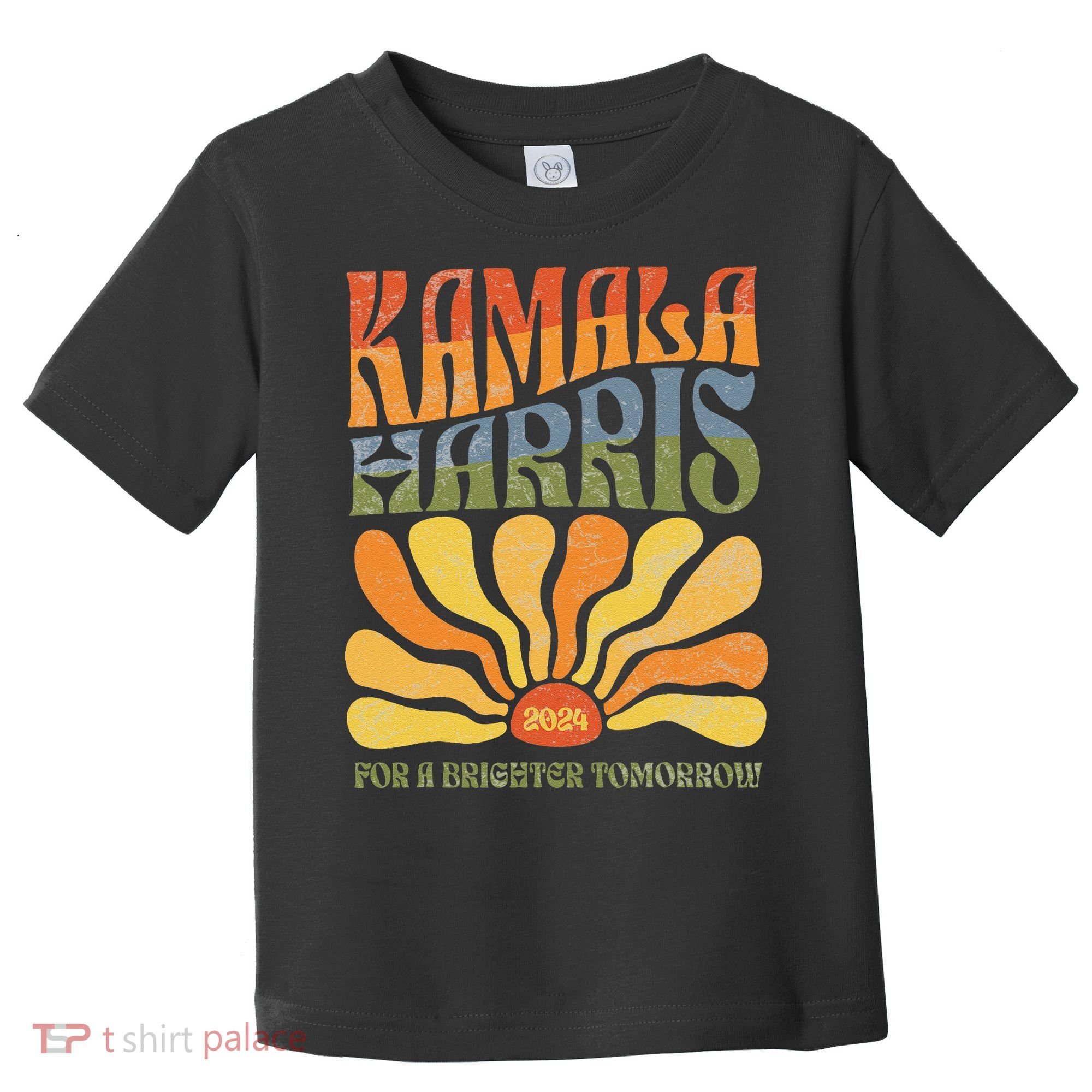 Kamala Harris For A Brighter Tomorrow 2024 Boho Aesthetic Gift Toddler T-Shirt