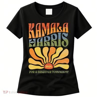 Kamala Harris For A Brighter Tomorrow 2024 Boho Aesthetic Gift Women's T-Shirt