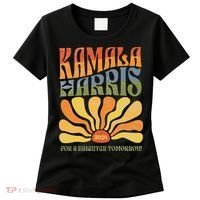 Kamala Harris For A Brighter Tomorrow 2024 Boho Aesthetic Gift Women's T-Shirt thumb 0