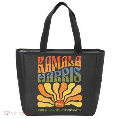 Kamala Harris For A Brighter Tomorrow 2024 Boho Aesthetic Gift Tote Bag