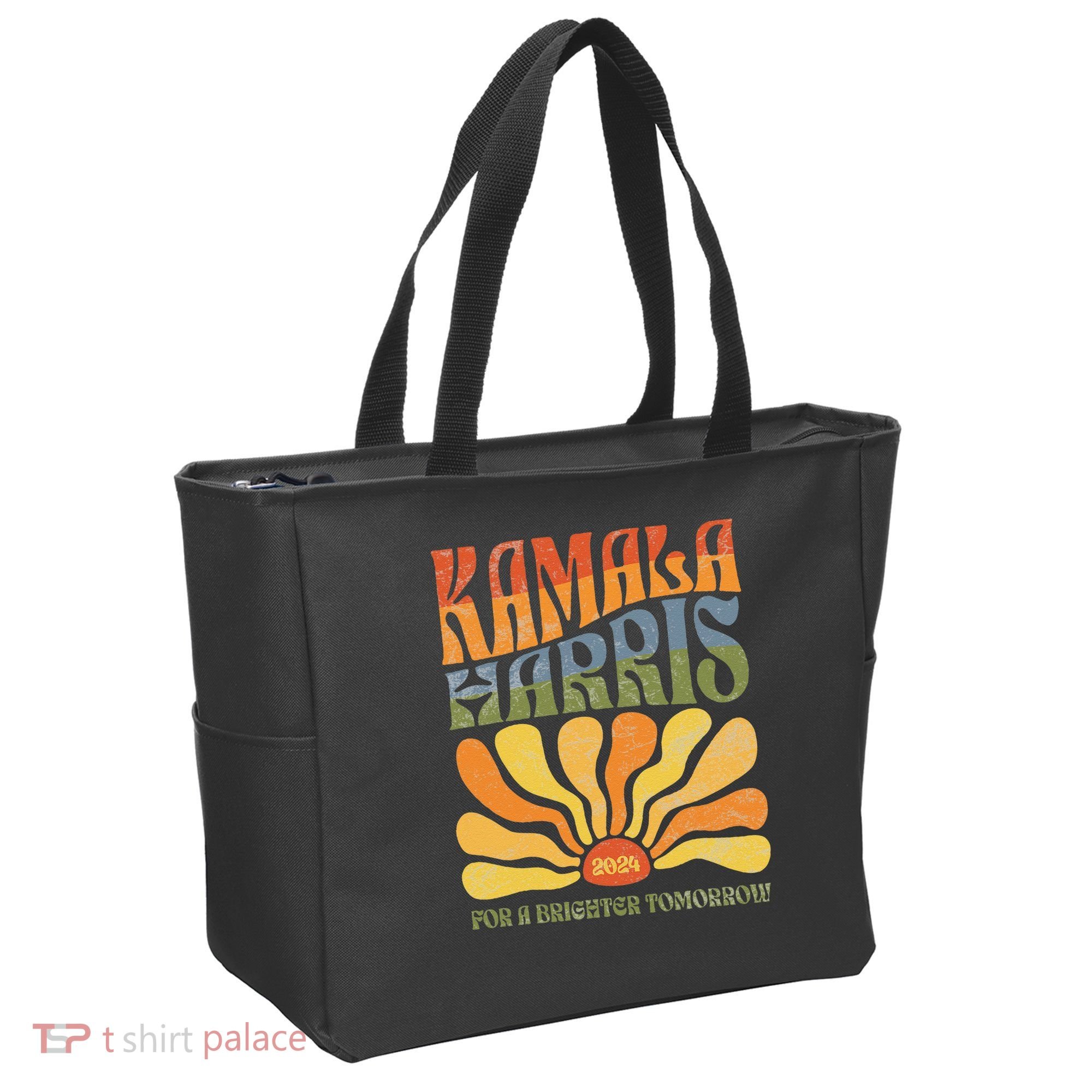 Kamala Harris For A Brighter Tomorrow 2024 Boho Aesthetic Gift Tote Bag