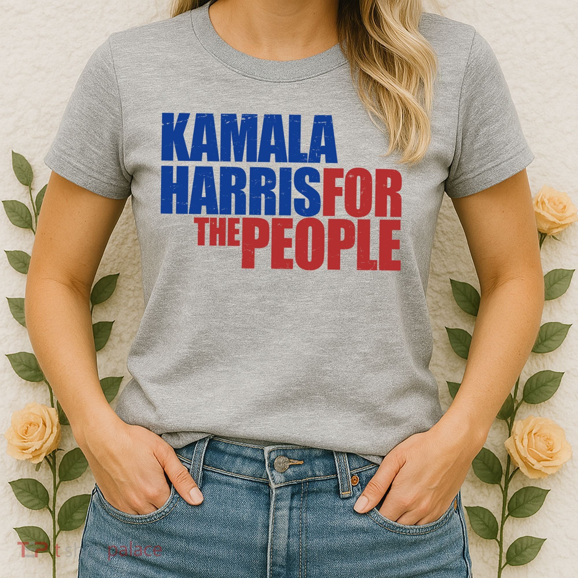 Kamala Harris For The People Political Women's T-Shirt