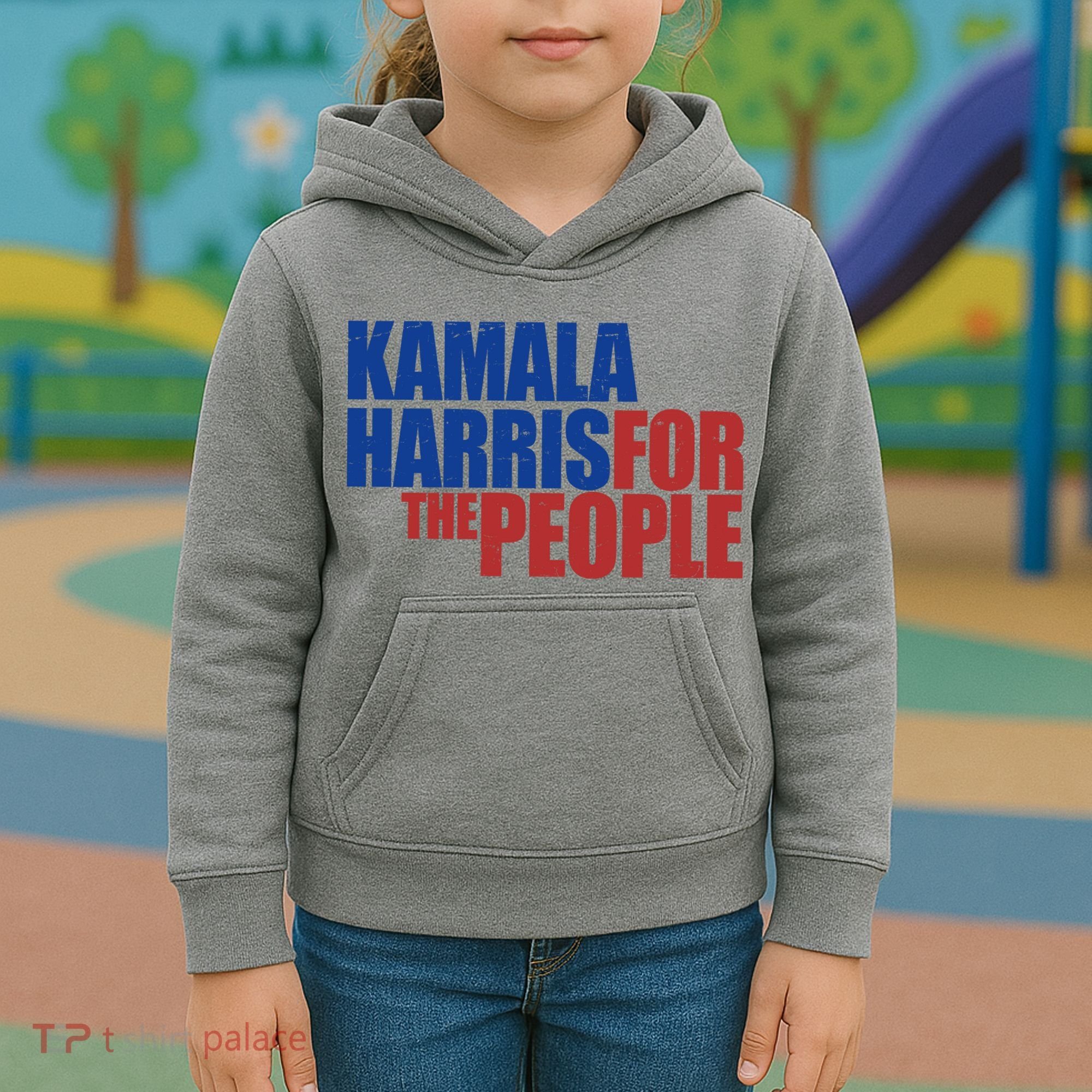 Kamala Harris For The People Political Kids Hoodie