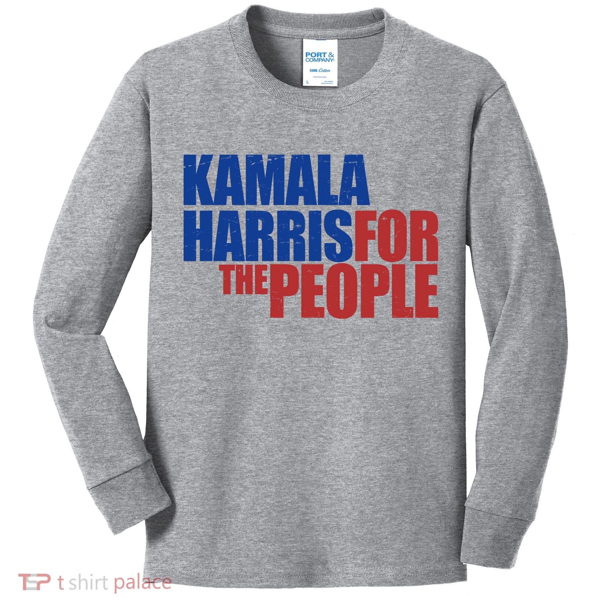 Kamala Harris For The People Political Kids Long Sleeve Shirt