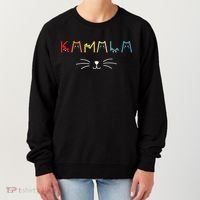 Kamala Harris Funny Cat Lettering Positive Gift Women's Sweatshirt thumb 0